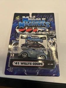 Muscle Machines 1:64 '41 1941 Purple Jeep Willy's Coupe                 01-15 👀 - Picture 1 of 4