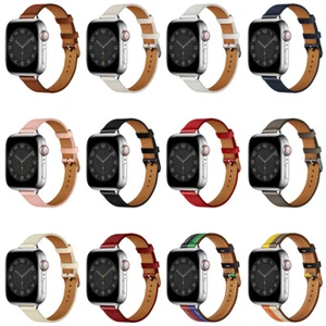 Women Leather Strap Band for Apple Watch 11 10 9 8 7 6 5 SE 40/44/41/45/42/46mm - Picture 1 of 38