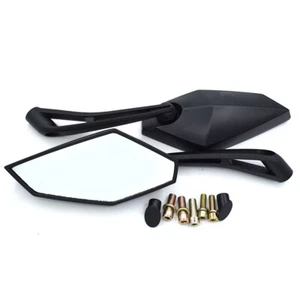 Motorcycle 8MM 10MM Side Mirrors Universal Rear View Mirror For Harley Honda - Imagen 1 de 6
