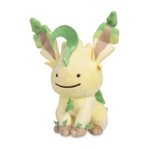 Peluche Ditto As Leafeon 7 1/2 pulgadas Pokemon Center Exclusivo Versión EE. UU. *NUEVO EN MANO* - Imagen 1 de 10