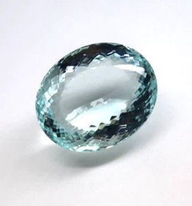Brazilian Natural Huge Size Aquamarine 106 Ct Approx. Oval Shape  Loose Gemstone - Picture 1 of 9