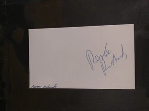 Renee Richards Signed Index Card Autograph JSA COA Tennis Legend -1 # - Picture 1 of 3