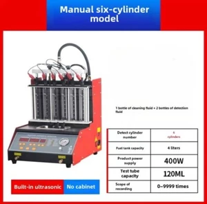 6/8 Röhren Einspritzdüse Prüfstand mit Tisch und Reinigungsmaschine XO-6CL13 - Bild 1 von 16
