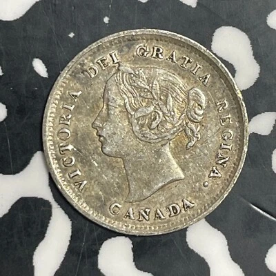 1891 Canada 5 Cents Lot#T3745 Silver! Nice! - Image 1 of 2