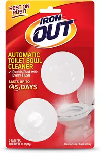 Iron OUT Automatic Toilet Bowl Cleaner, Helps Remove and Prevent Rust Stains in - Picture 1 of 12