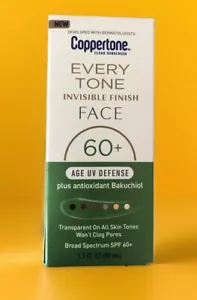 Coppertone Every Tone unsichtbares Finish Gesicht Sonnencreme LSF 60+ Ablaufdatum: 09/26 - Bild 1 von 2