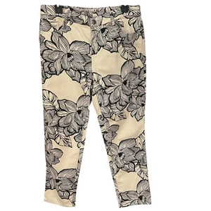 Chicos Damen So Schlankmachende Knöchelhose Größe 1,5P Cottagecore Romantisch Blumen Chic - Bild 1 von 8