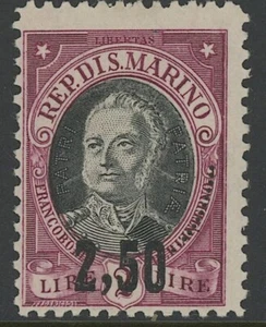 SAN MARINO, COMO NUEVO, #104-6, OG NH, CS/3, 1 MOSTRADO, GRAN CENTRADO - Imagen 1 de 1