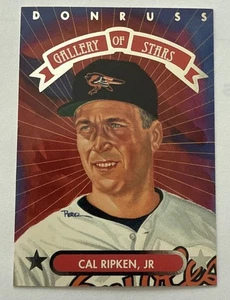 Donruss Gallery of Stars 1992 Cal Ripken Jr. #GS-11 Baltimore Orioles - Imagen 1 de 2