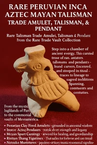 Seltenes Sammlerstück Netsuke Handel peruanischer Inka Azteken Maya Amulett Anhänger - Bild 1 von 8