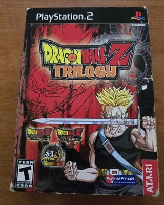 DRAGONBALL Z TRILOGY COFANETTO NTSC U/C PER PLAYSTATION 2 PS2 - Immagine 1 di 4