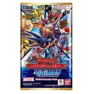 Digimon Card Game: Booster Pack - World Convergence (BT21) - Picture 1 of 2