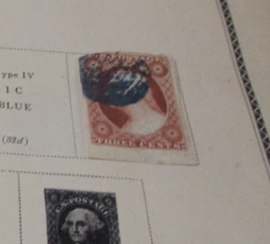 3 CENT WASHINGTON RED STAMP - Bild 1 von 1