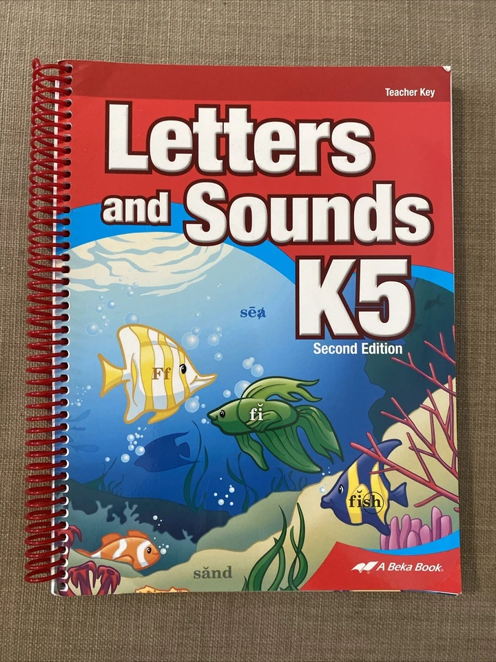 Letter And Sounds K5 A Beka Book Abeka Second Edition Teacher Key - Image 1 of 4