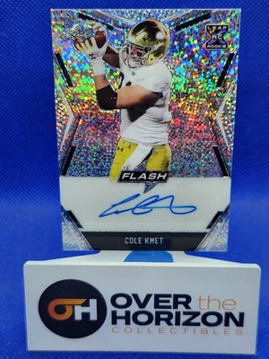 Cole Kmet Rookie Auto 2020 Leaf Flash RC AU Bears - Image 1 of 2