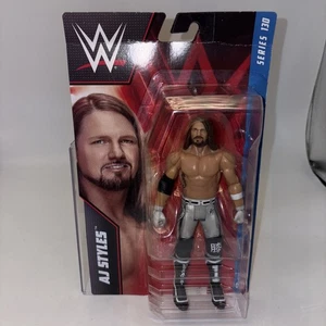 AJ STYLES WWE Mattel Basic Superstars Series 130 6" figure card is creased - Picture 1 of 2