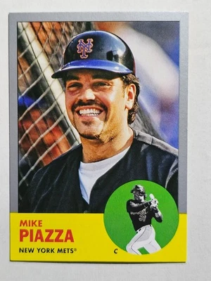2022 Topps Archives - 1963 Topps Design Mike Piazza #7 Silver /99 - Image 1 of 3