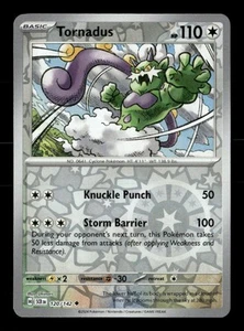 Tornadus Reverse Holo #120/142 SV07: Stellar Crown Pokemon - Picture 1 of 2