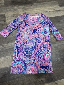 Lilly Pulitzer Sophie Dress Girls Size XL 12-14 Stretch Knit - Picture 1 of 5