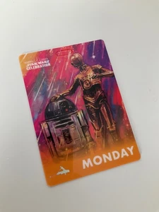 Unpunched STAR WARS Celebration 2023 Europe, R2-D2 & C-3PO, Monday Badge Pass - Picture 1 of 2