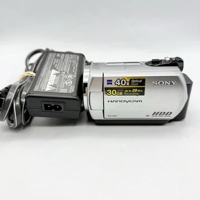 Sony Handycam DCR-SR42 30GB HDD Touchscreen Camcorder *READ* Tested W/AC Adapter - Image 1 of 4