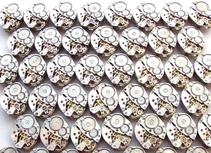 Lot 63 diamond shape ladies watch movements Zarja Steampunk Art or repair DIY - Picture 1 of 8