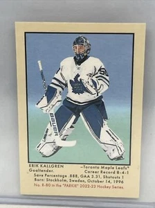 Toronto Maple Leafs - Erik Kallgren - 22/23 Parkhurst Champions - Mini - #R-80 - Picture 1 of 2