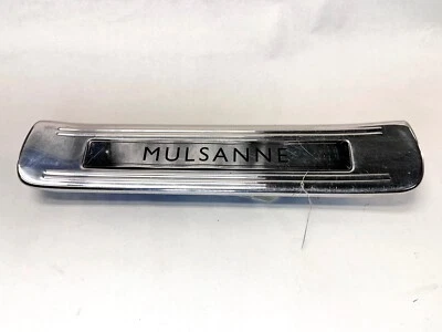 10-20 BENTLEY MULSANNE CONDUCTOR TRASERO IZQUIERDO LADO IZQUIERDO UMBRAL PUERTA RASGUÑO PLACA DE PATADA OEM Foto 1 de 3