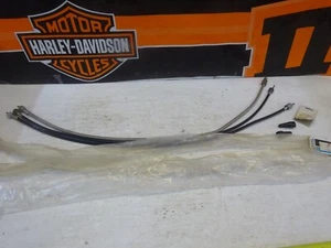 VINTAGE Harley Ironhead Sportster CHOICE of BRAIDED or BLACK Tachometer CABLE - Picture 1 of 10