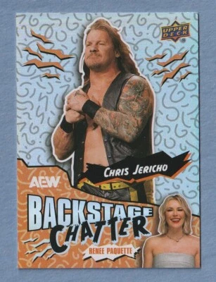 2025 Upper Deck AEW Backstage Chatter #BC10 Chris Jericho - Image 1 of 2