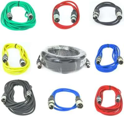 1 m bis 25 m PACCS XLR Mikrofonkabel Symmetrisch Audio Kabel DMX OFC-Kupfer - Bild 1 von 3