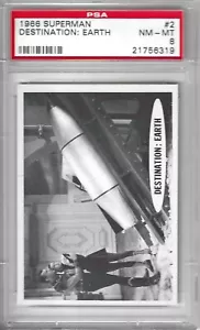 1966 The Adventures of Superman Card #2 - Second Series - Re-reduced- NM-MT 8 - Picture 1 of 2