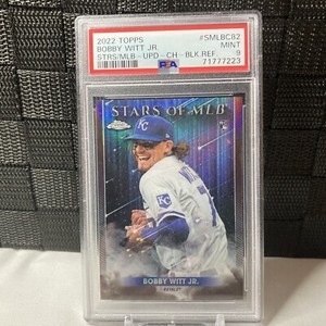2022 Topps Update Bobby Witt Jr. Stars Of MLB Chrome Black Refractor /25 PSA 9!