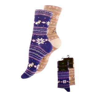 Damen Kniestrümpfe, Wintersocken, 4er Pack, warme Socken, Thermosocken, Kuschel - Bild 1 von 6