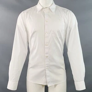 Camisa de manga larga con botones HELMUT LANG talla M blanca mezcla de algodón - Imagen 1 de 9