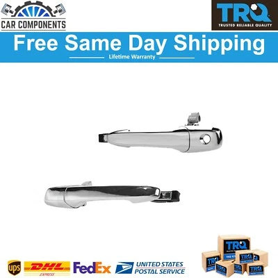Nuevo par de manijas de puerta cromadas delanteras exteriores izquierda y derecha TRQ para Mazda 3 CX 2003-2015 Foto 1 de 4