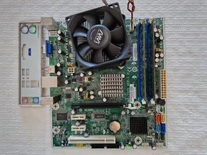 carte mère MSI MS-7525 VER:1.0 socket 775 + intel E2220 2.4 GHz + 4 Go ram - Afbeelding 1 van 6