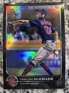 2022 Topps Chrome Triston McKenzie Ben Baller Refractor
