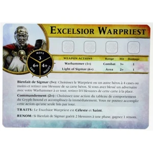 WQ35 CARTE EXCELSIOR WARPRIEST VF WARHAMMER QUEST SILVER TOWER BITZ - Imagen 1 de 1