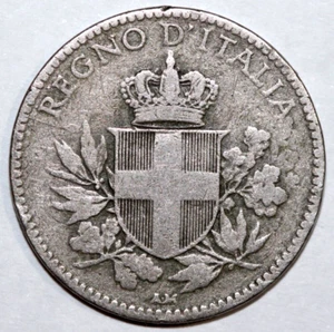Italy 1919 R 20 Centesimi, Regno D'Italia- Foreign Coin 21.5mm - Picture 1 of 2