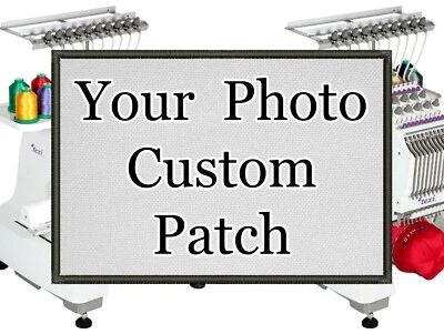 SEW ON Rectangle 2" - 16" Patch, Custom Patch, Photo Patch,Personalized Patch - Image 1 of 4