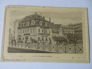 seltene AK Leipzig An der Frankfurter Brücke - Bild 1 von 2