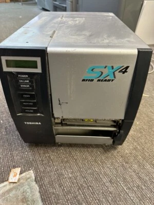 Toshiba B-SX4T-GS20-QM-R Thermal Barcode Label Printer Parallel - Image 1 of 4