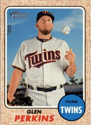 2017 Topps Heritage #141 Glen Perkins - NM - Image 1 of 2