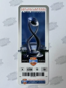 2010 Cotton Bowl Classic Ticket 1/2/10 Oklahoma State Cowboys Ole Miss Rebels - Picture 1 of 2