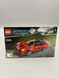 INSTRUCTIONS MANUAL 2 ONLY for LEGO  75899 Speed Champions - Picture 1 of 4