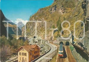 ISELLE DI TRASQUERA - DOMODOSSOLA - INGRESSO GALLERIA SEMPIONE - TRENO (VERBANIA - Picture 1 of 1
