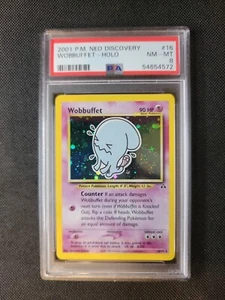 Wobbuffet Holo Neo Discovery 16/75 PSA 8 WoTC - Bild 1 von 2