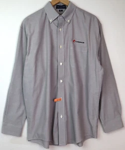 Cameron International ~ Button-Down Shirt Men's M/XL Long Sleeve Dove Gray - Picture 1 of 9