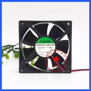SUNON EE80252B1-0000-A99 8025 DC24V 1.8W 8CM 2-Wire Inverter Cooling Fan - Picture 1 of 4